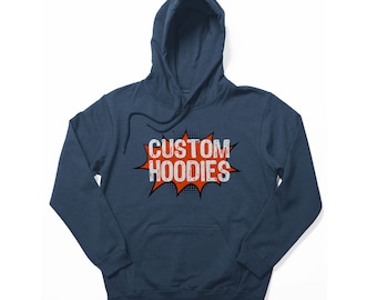 Custom Hoodie - Full Color Print  - Adult, Big and Tall and Youth Sizes