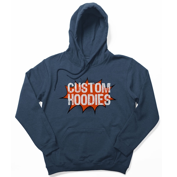 Custom Hoodie - Full Color Print  - Adult, Big and Tall and Youth Sizes