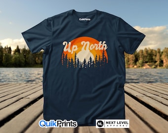 Up North Retro Sunset - Adult, Youth and Big & Tall sizes