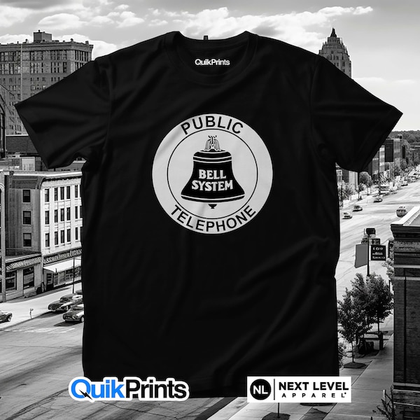 Public Telephone - Bell Telephone -   Premium Shirt - Adult, Youth and Big & Tall sizes
