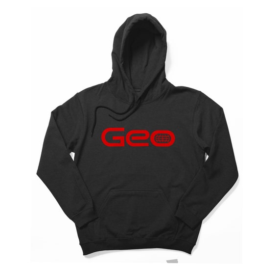 Geo Retro Car Company Pullover Hoodie Adult, Tall and Youth Sizes 