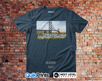 Southwest Detroit Ambassador Bridge  - Adult, Youth and Big & Tall sizes - Over 20 Color Choices