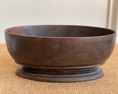 Antique Treen Hardwood Bowl