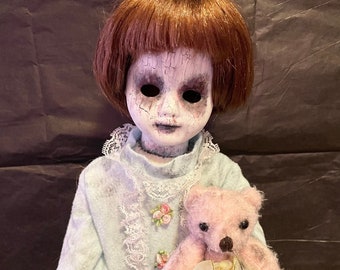 Soulless Sybil Creepy OOAK Doll