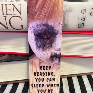 Creepy Doll Bookmark | Horror Bookmark | Scary Bookmark