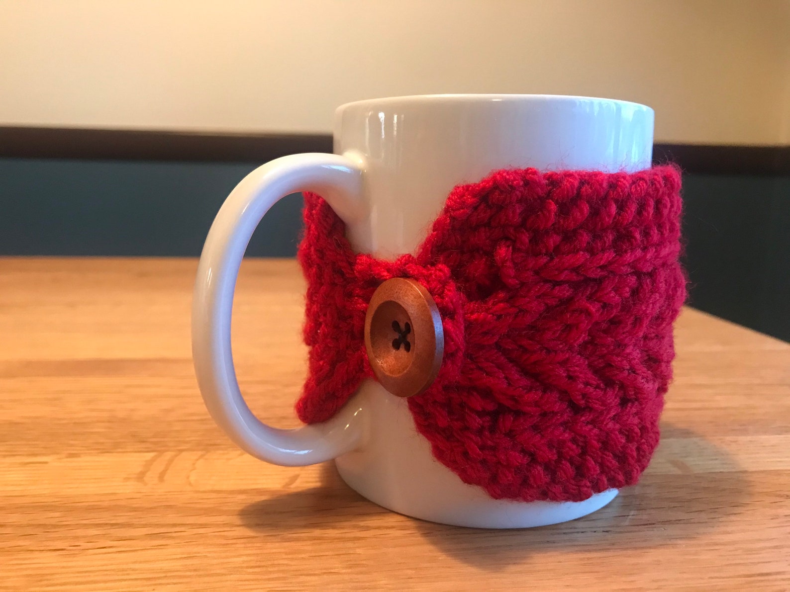 Cable Knit Mug Cozies Etsy
