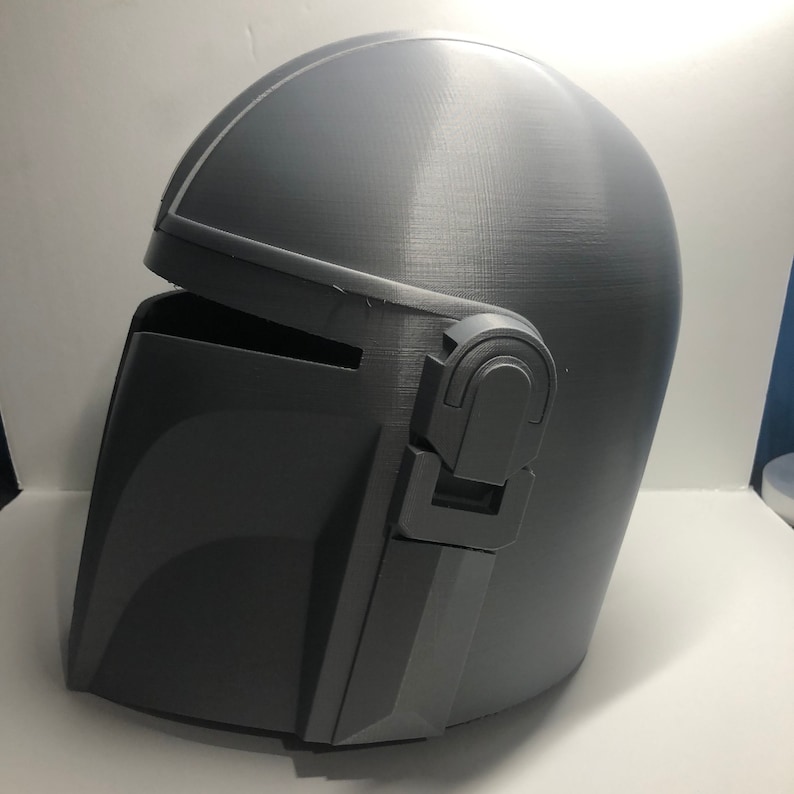 The Mandalorian Helmet 3D print raw Etsy