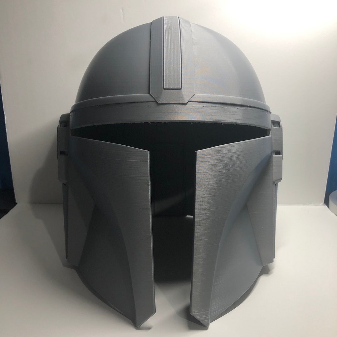 The Mandalorian Helmet 3D Print Raw - Etsy