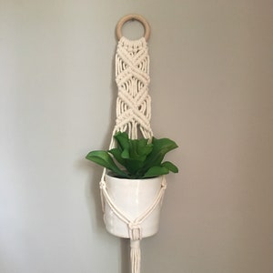 X Wall Plant Hanger - Macrame Hanging Planter - Plant Lover Gift - Boho Gift