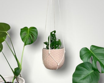 Minimalist Macrame Plant Hanger: Modern Boho Decor