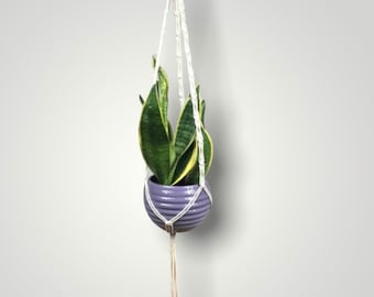 Inverse Plant Hanger - Modern Macrame - Plant Lover Gift - Boho Gift