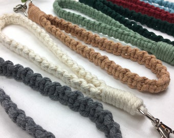 Macrame Wristlet - Keychain Wristlet - Wallet Wristlet - Keychain Lanyard - Macrame Lanyard - Wrist Lanyard