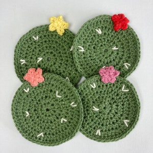 Cactus Coaster Set - Plant Lover Gift - Cactus Gift