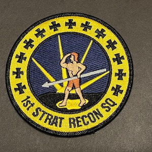 SR-71 Blackbird Patch: USAF 1st Strategic Reconnaissance Squadron