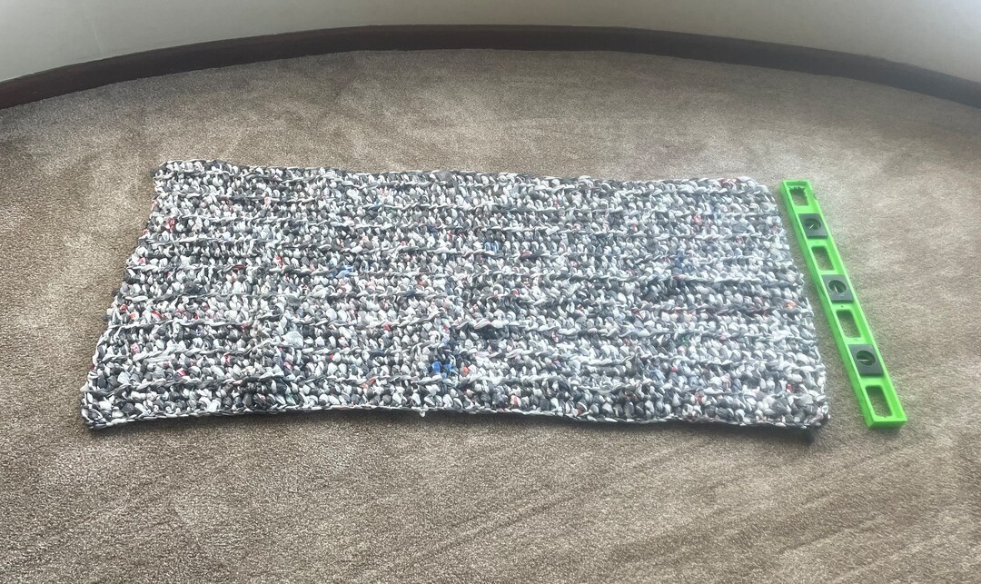 Plarn Rug plarn Mat Recycled Etsy