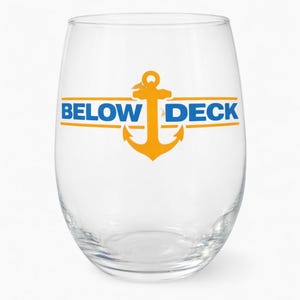 Below Deck wine glass