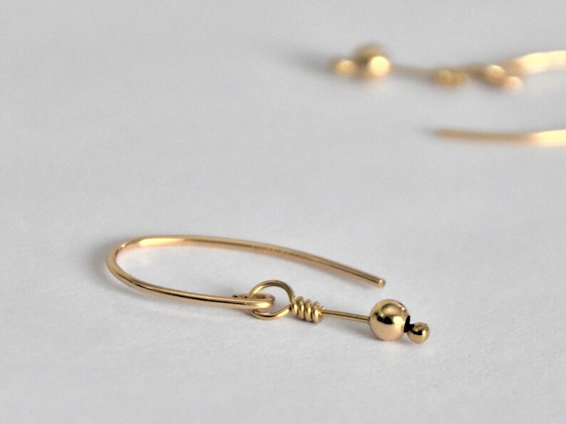 delicate gold earrings