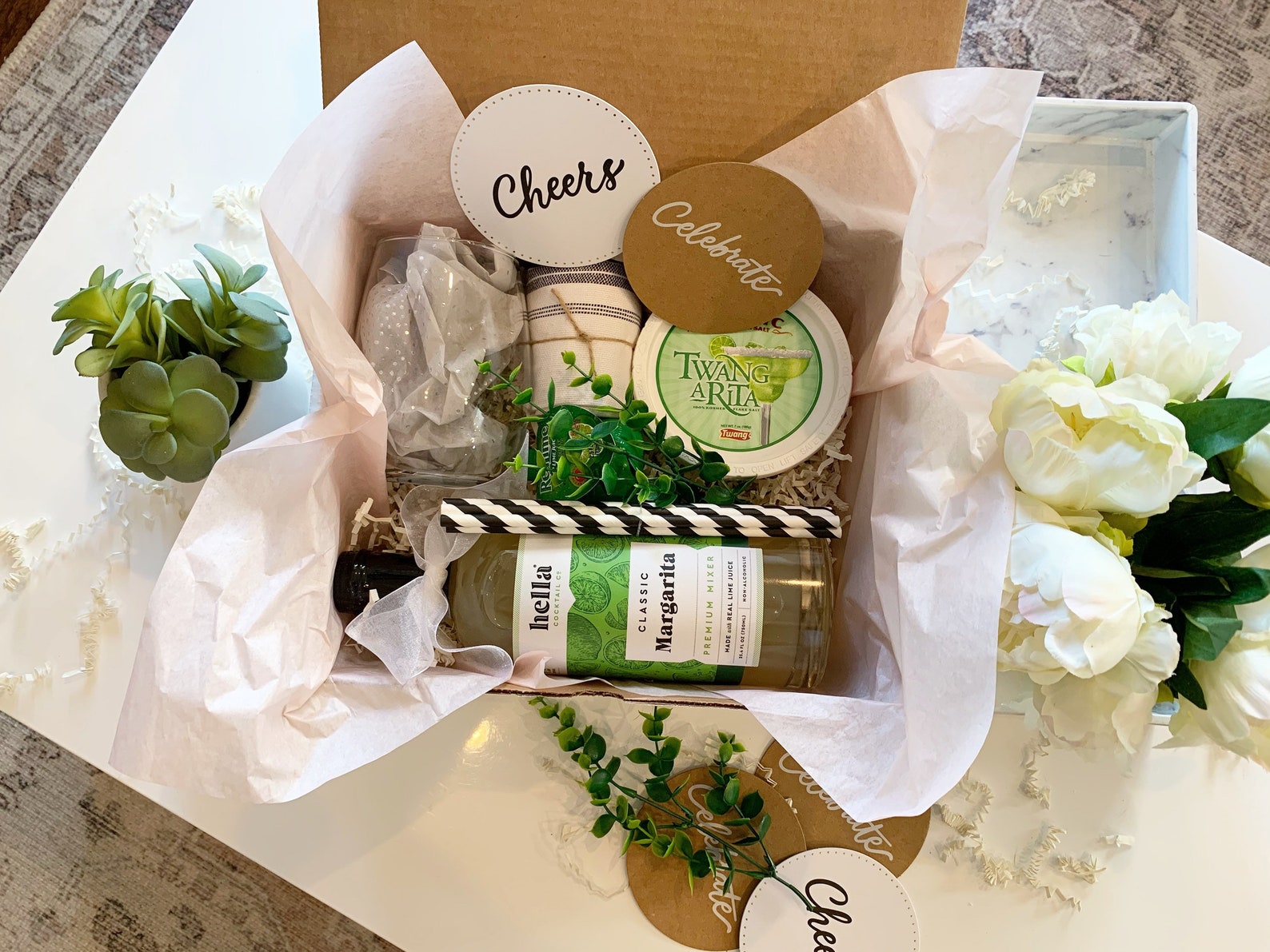 Margarita Cocktail Kit Gift Box Set Etsy