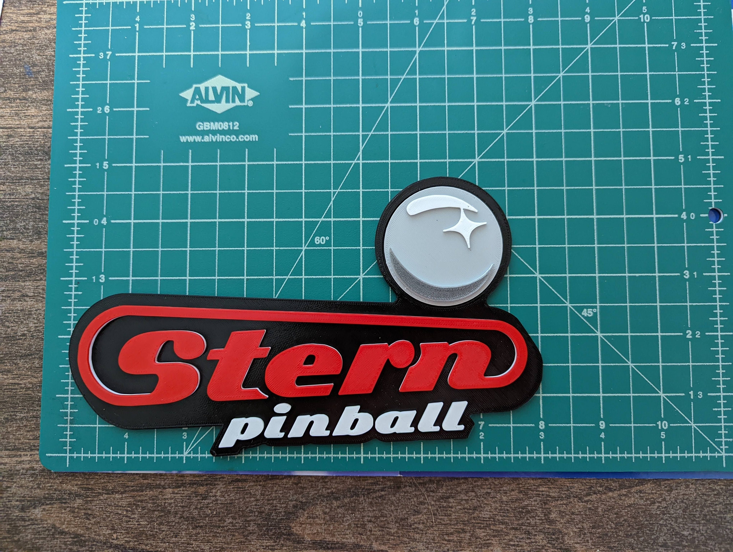 Stern Pinball Logo Emblem Symbol 3D Printed Color Game Company - Etsy