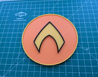 Aquaman Symbol Etsy