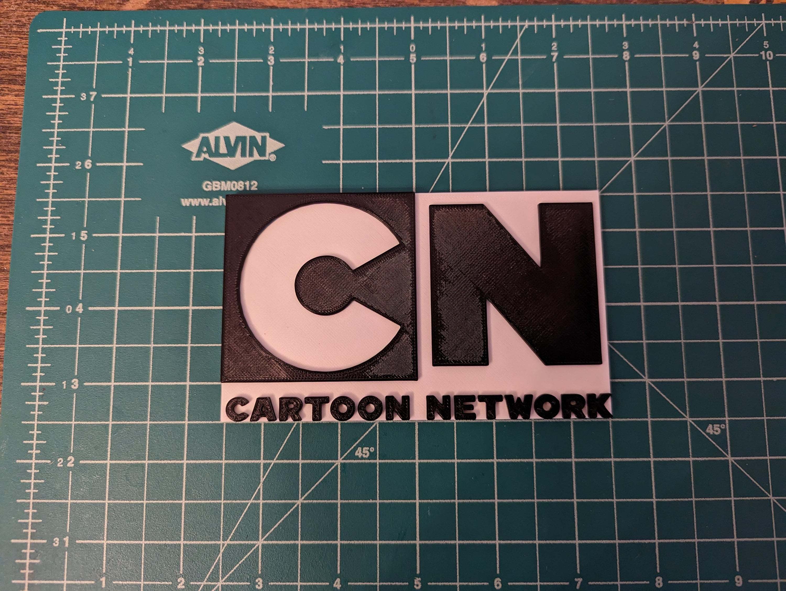 Cartoon Network 1992 3D Printed Art Logo Shelf Stand Wall -  Denmark