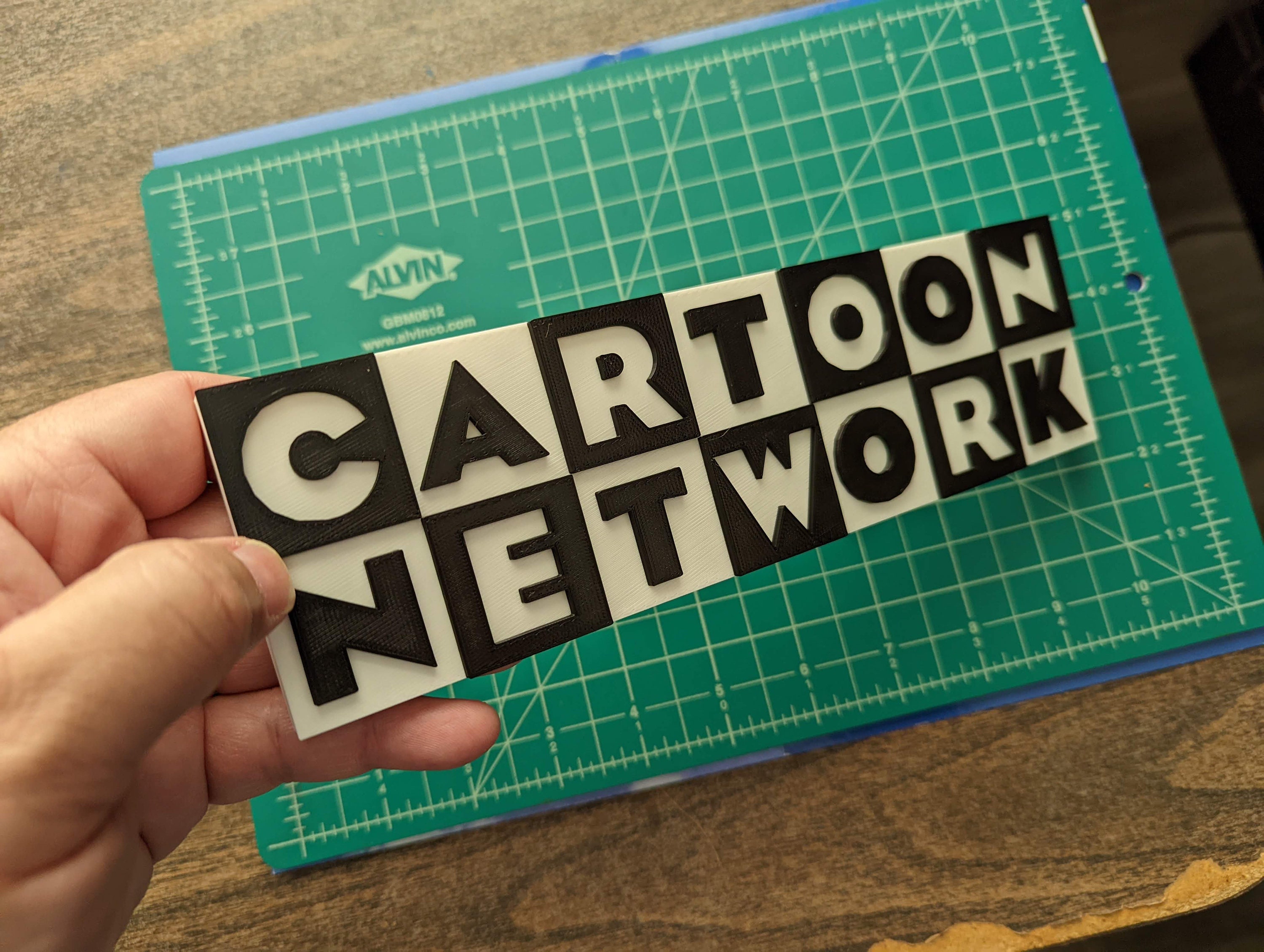 Cartoon Network 1992 3D Printed Art Logo Shelf Stand Wall -  Denmark