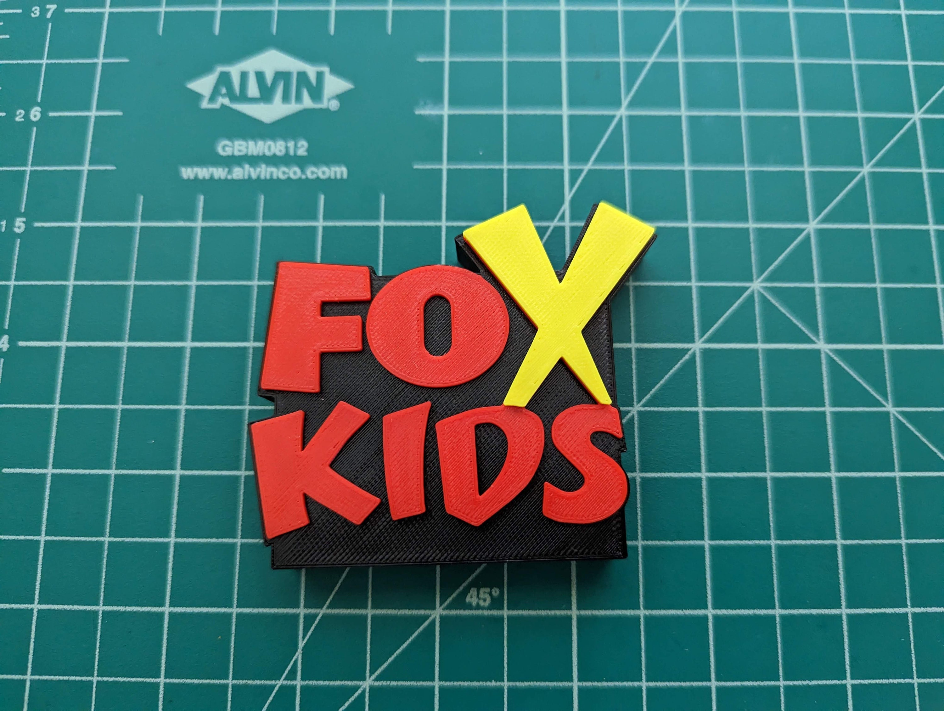 20th Century Fox Style Logo 3D Printed Puzzle W/alphabet and 