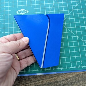 Viacom company 3D printed V logo shield display color image 3