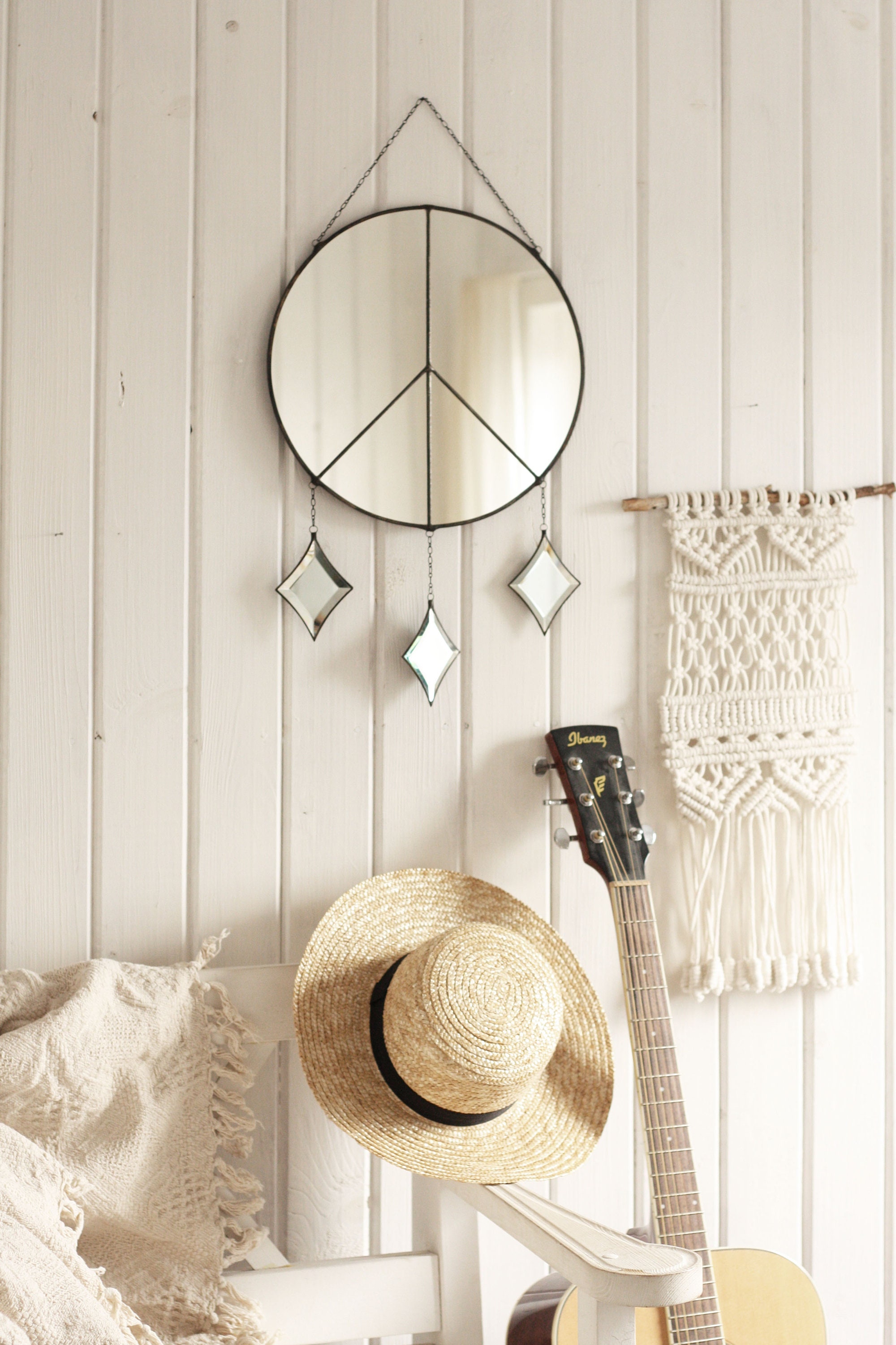 Hippie Wall decor Mirror wall decor boho wall decor boho Etsy