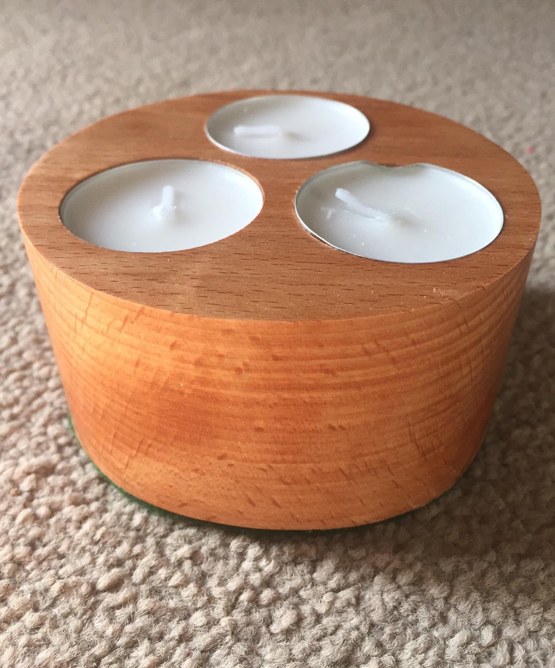Handmade Triple Tealight Holder Etsy