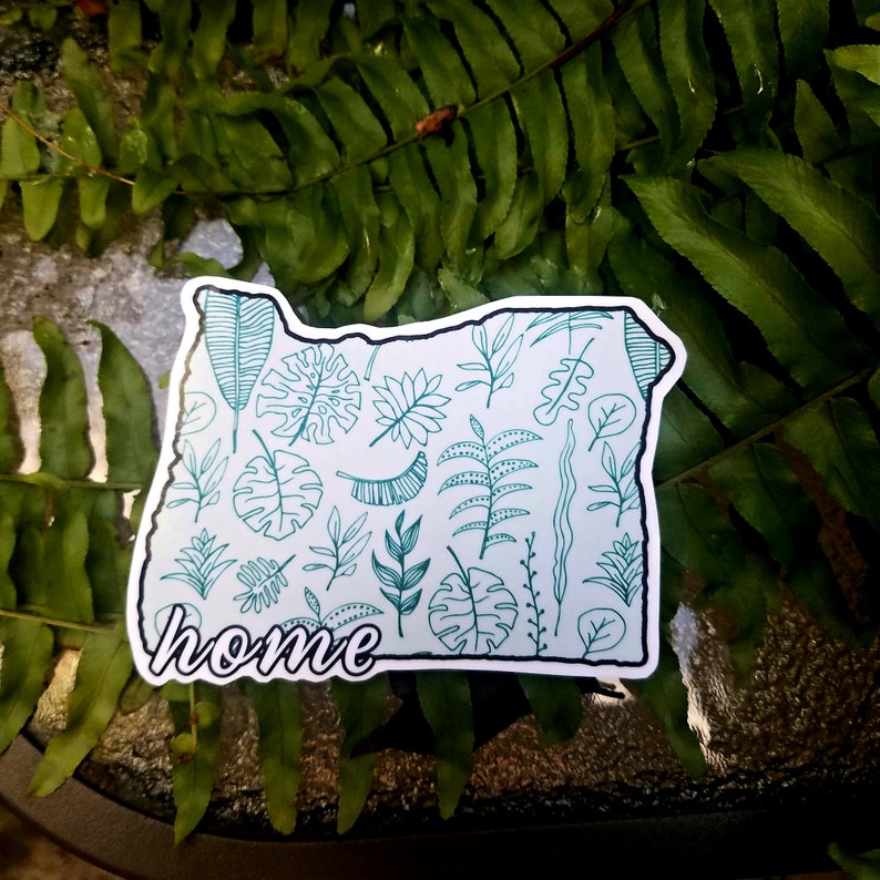 Great for Laptops and Water Bottles Oregon State Home Sticker