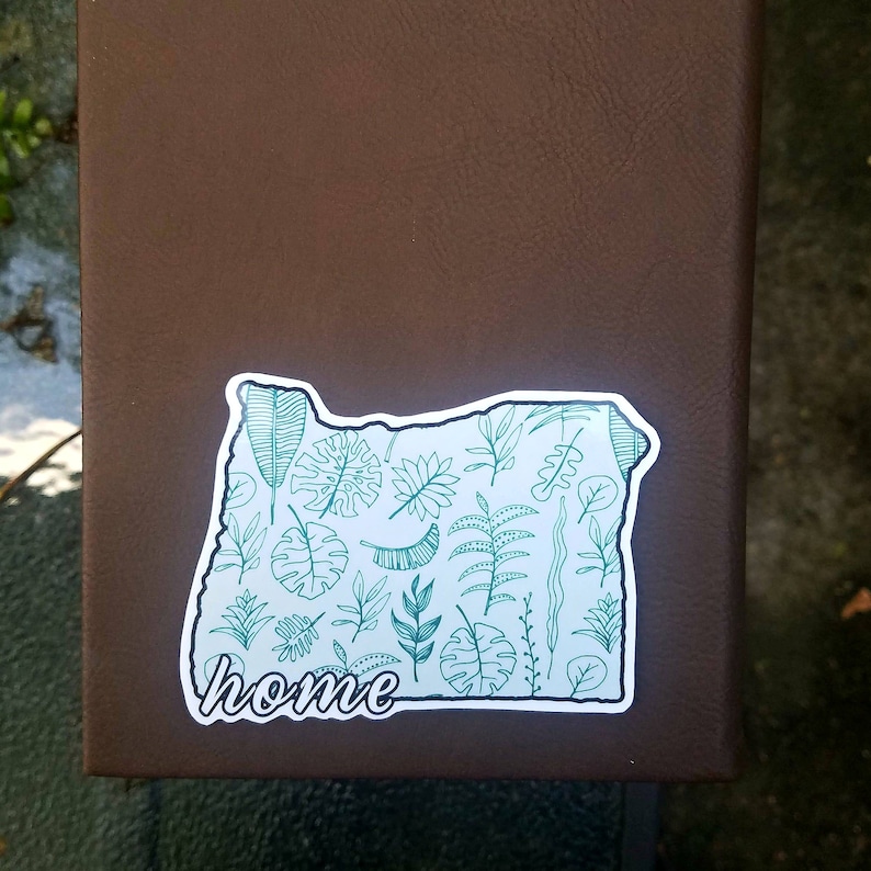 Great for Laptops and Water Bottles Oregon State Home Sticker