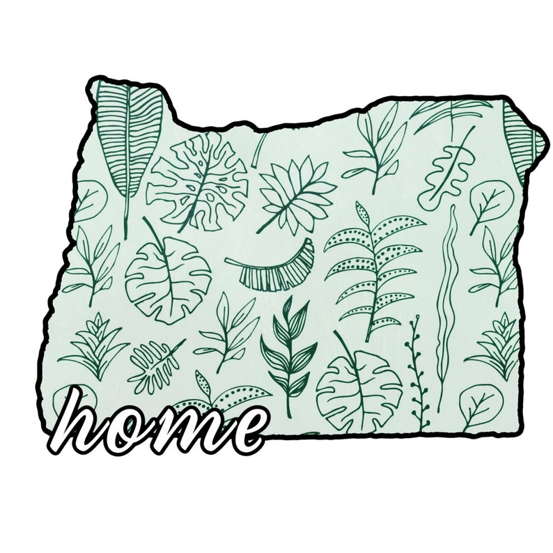 Great for Laptops and Water Bottles Oregon State Home Sticker