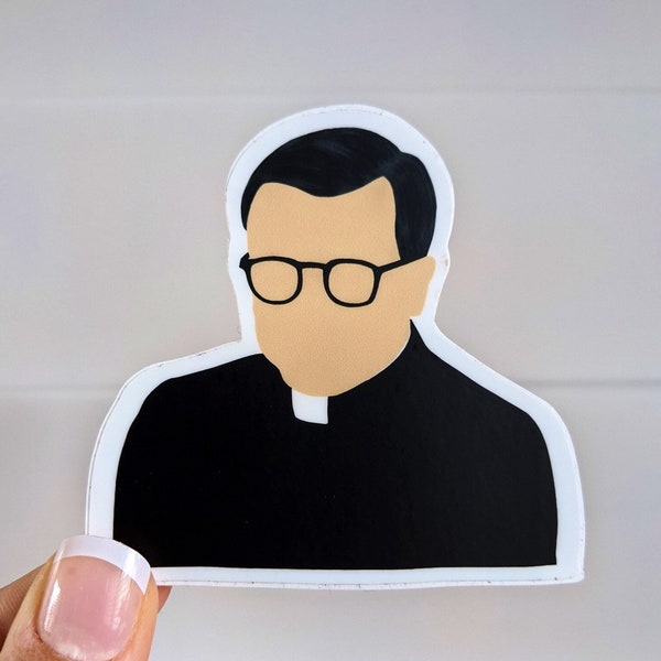 St. Josemaria Escriva Art Sticker, Catholic Sticker, Patron Saint of Diabetes