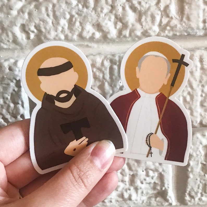 Catholic Sticker Set Choose Your Own Stickers Catholic Saint | Etsy