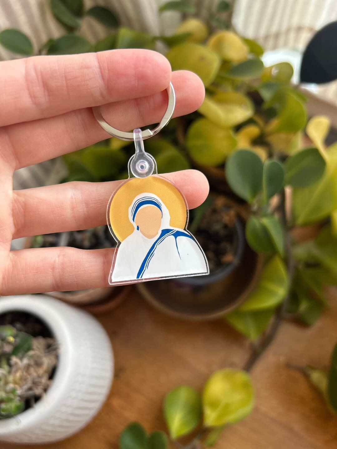 Mother Teresa of Calcutta Catholic Keychain - Etsy