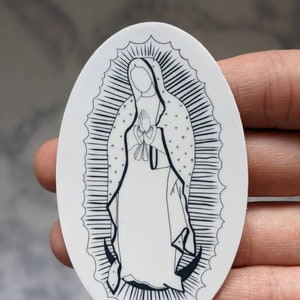 Our Lady of Guadalupe, Colorful Catholic Sticker image 5