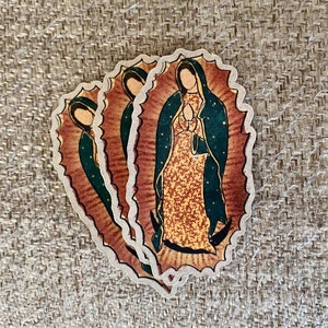 Our Lady of Guadalupe, Colorful Catholic Sticker image 3