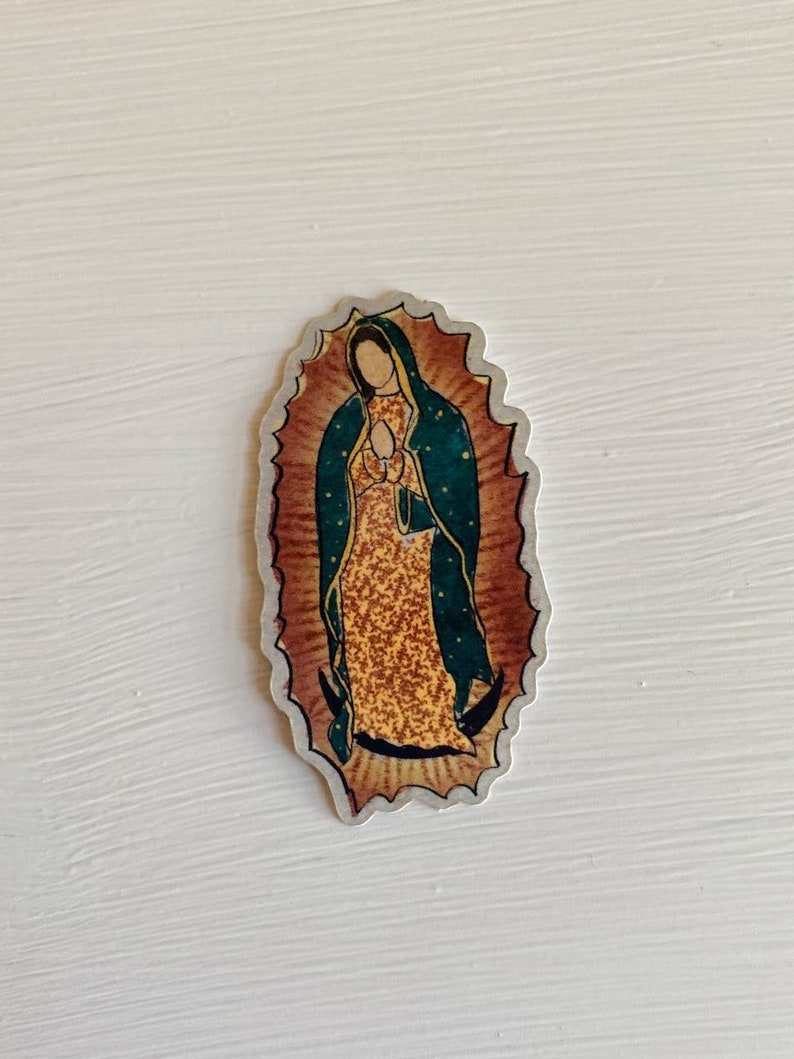 Our Lady of Guadalupe, Colorful Catholic Sticker image 4