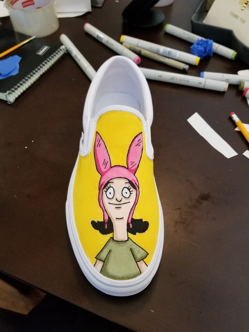 Bob's Burgers Custom Vans Etsy