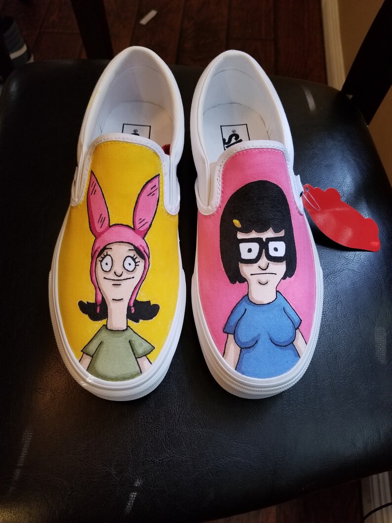 Bob's Burgers Custom Vans Etsy