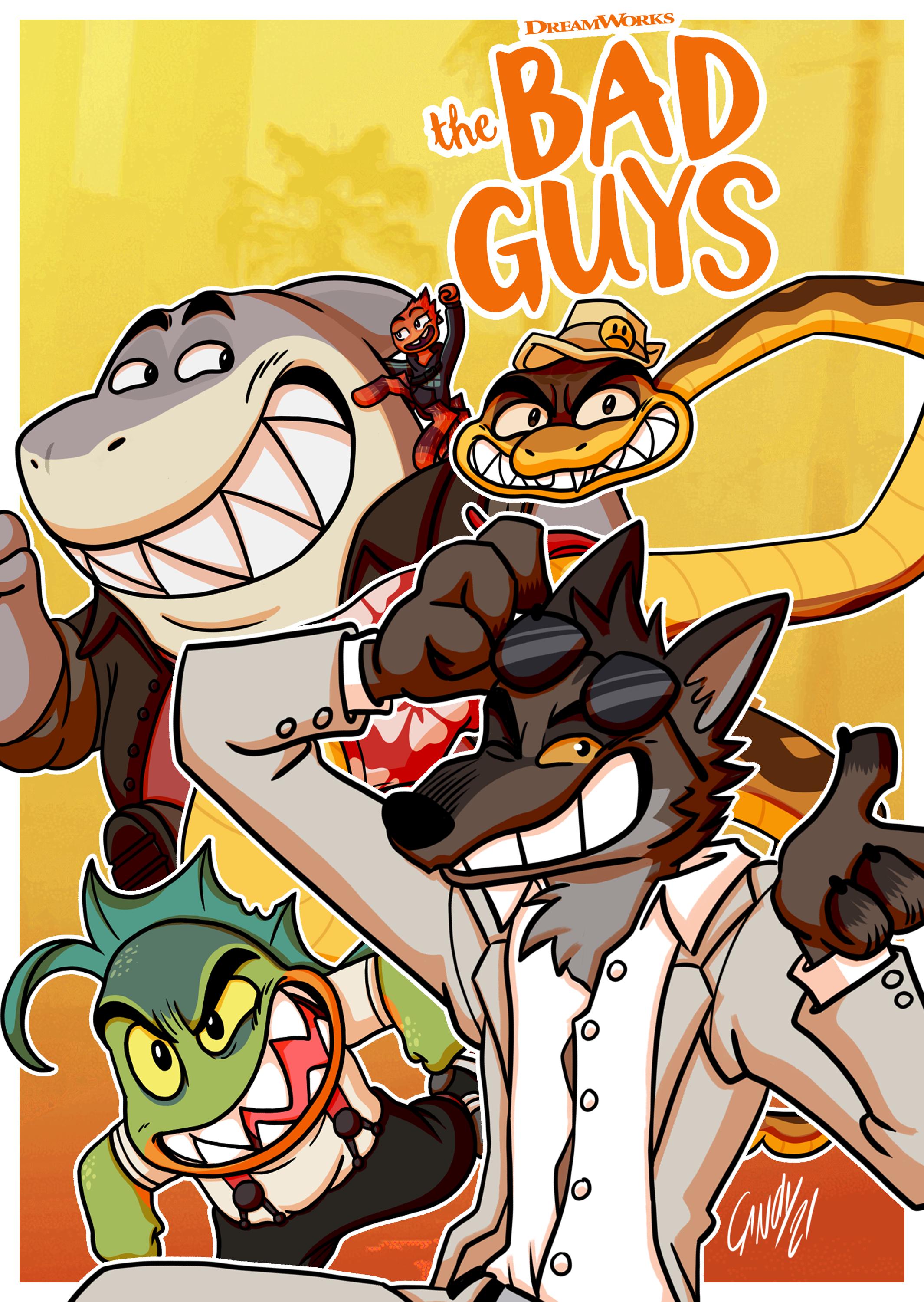 The Bad Guys stickers