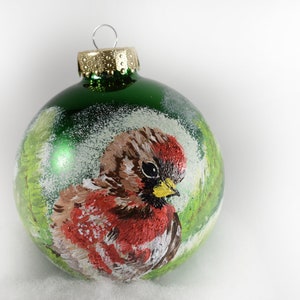 Christmas Hand Painted Ornament, Christmas Decoration, Christmas Gifts, Christmas  Decor, Christmas Tree Ornament, Christmas Glass Ball