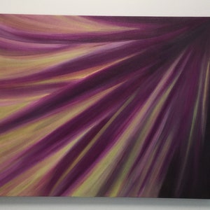 Acrylic abstract painting, floral petals, deep purples, modern art, original art, acrylic paintings, abstract