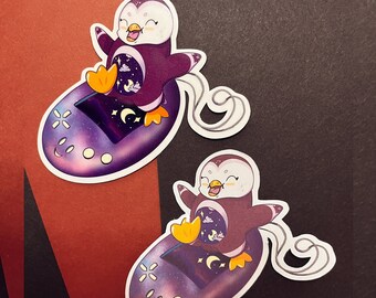 Penguin Tamagotchi Sticker, | Retro Tamagotchi Sticker| Cute Penguin Sticker | Journal Sticker | Retro Planner Sticker | Scrapbook Sticker