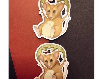 Mouse Sticker, | Cute Mouse  Sticker| Journal Sticker |Decorative Mouse  Sticker | Mouse Planner Sticker | Cute Scrapbook Stickers