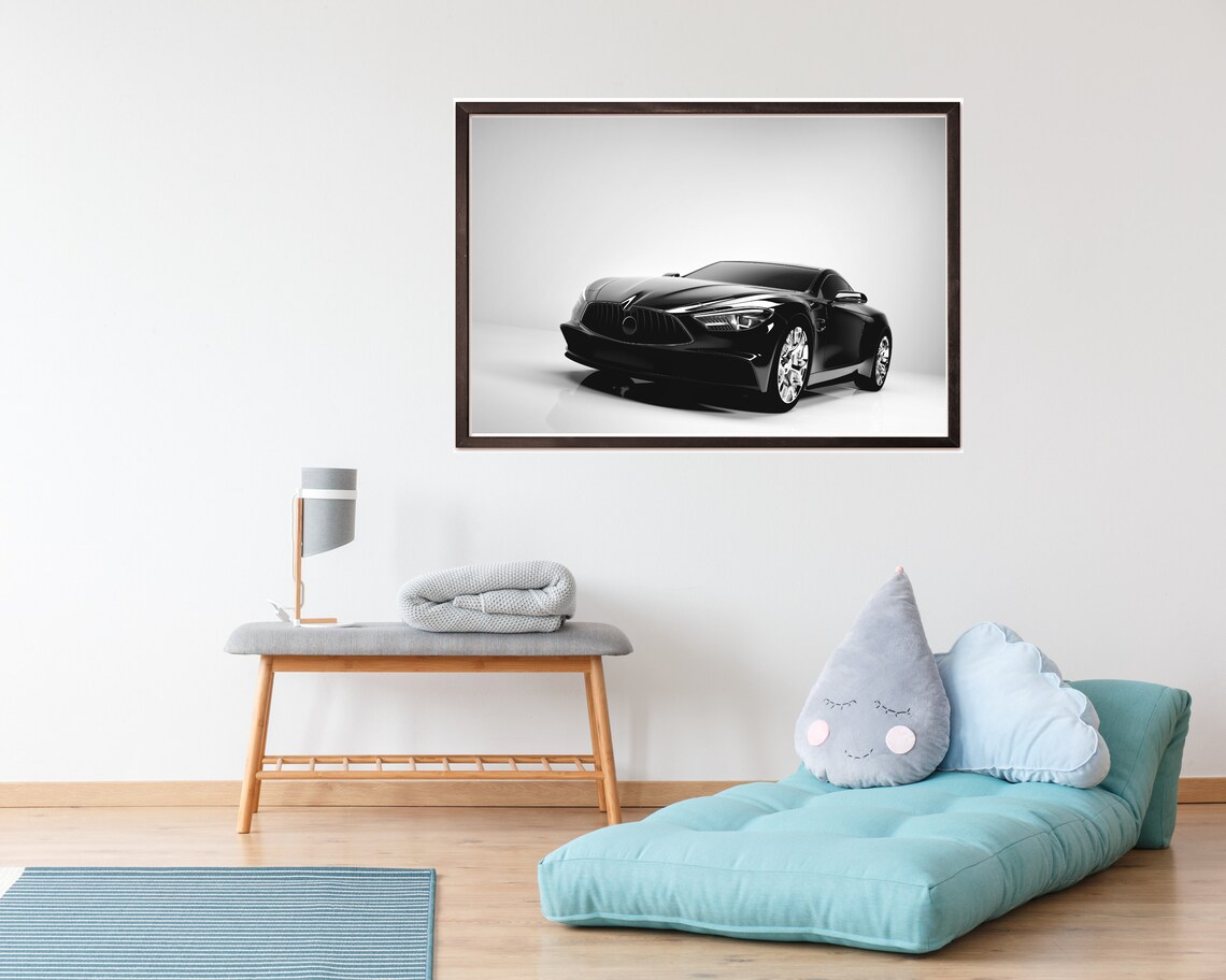 Cars Posters Sports Car Art Wall Poster in Various Sizes Etsy