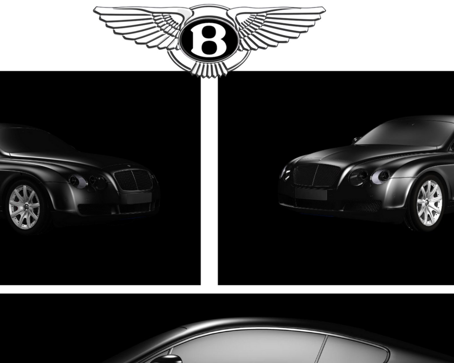 Wall Art Poster Black And White Car Bentley Coupe For Car Etsy