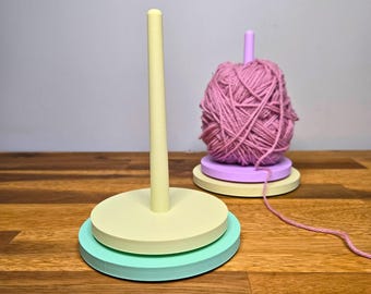 Portahilos para hilar / Portahilos para tejer a crochet / Portahilos para lana / Herramienta para hilar / Huso para hilo impreso en 3D