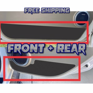 BLACK 03-07 Hummer H2 Front & Rear Door Panel Pocket Delete Set (4 Doors) 2003 2004 2005 2006 2007